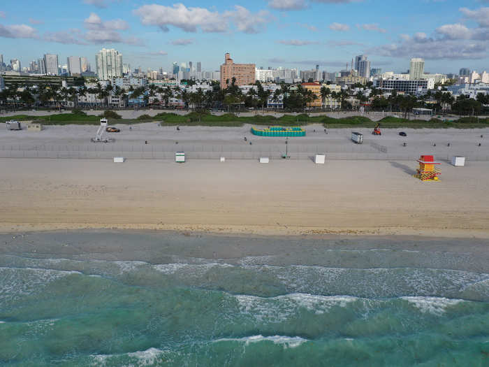 The regulations have left the usually crowded beaches eerily empty — and some spring breakers very disappointed. "It