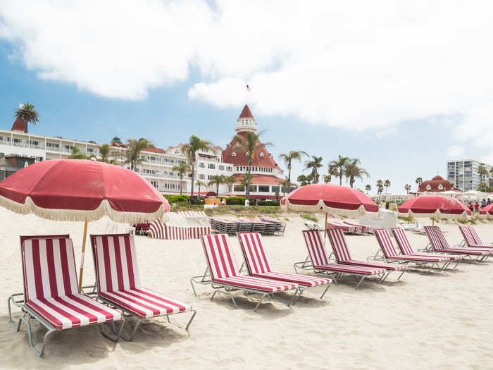 Hotel Del Coronado in San Diego, which was the inspiration for Walt Disney World