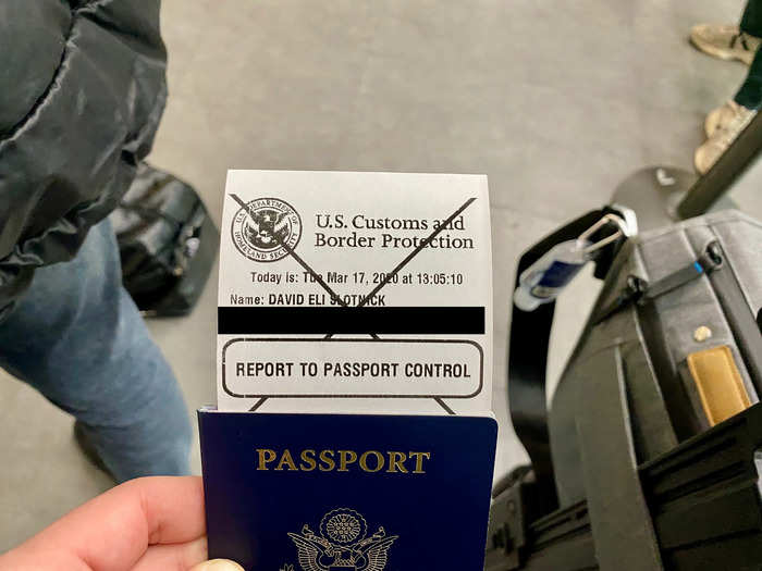 We went to the Global Entry kiosks, but got the dreaded "X," meaning we