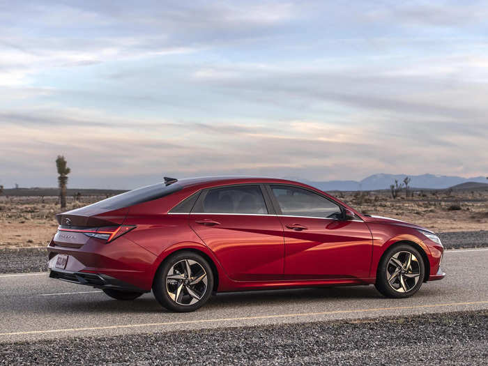 Not to mention, the 2021 Elantra is slightly wider, lower, and longer than the previous generation, adding to its slick new look.