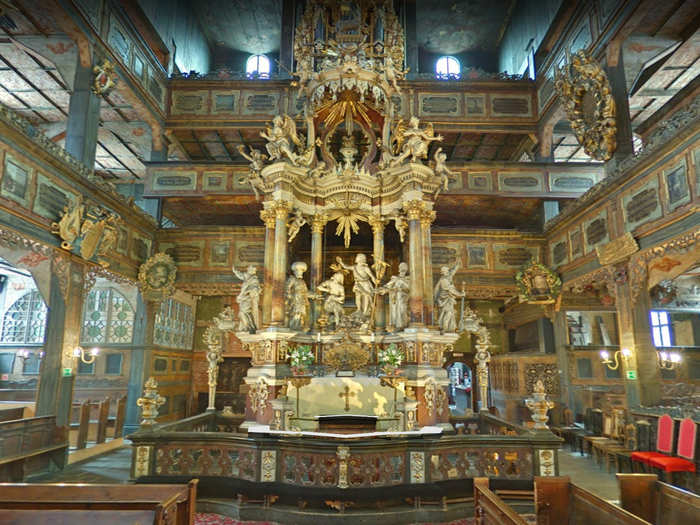 23. The Church of Peace in Swidnica, Poland, was named after the Peace of Westphalia in 1648.