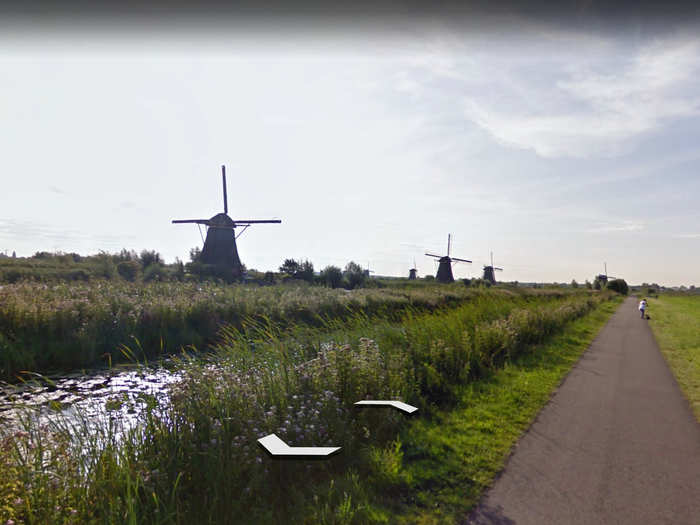 19. Mill Network at Kinderdijk Elshout in the Netherlands has been in use since the Middle Ages.