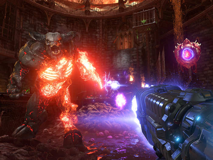 "DOOM Eternal" is a first-person shooter for people who don