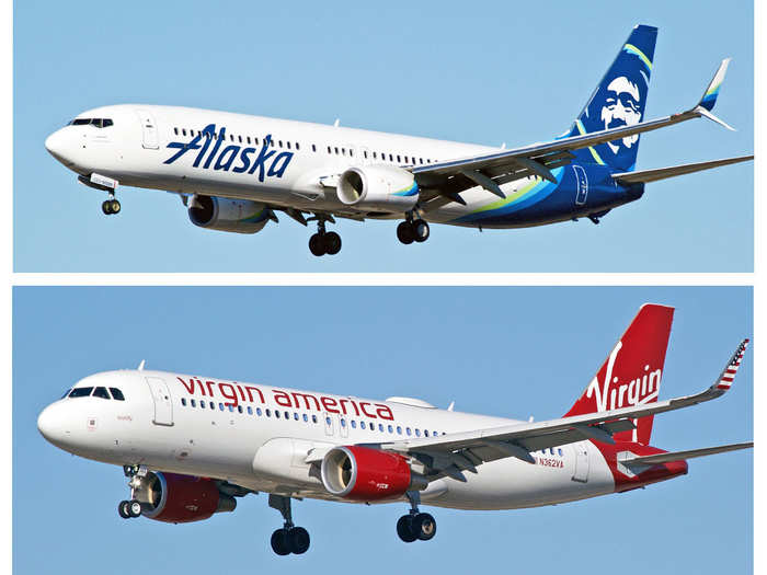 2016: Alaska Airlines and Virgin America