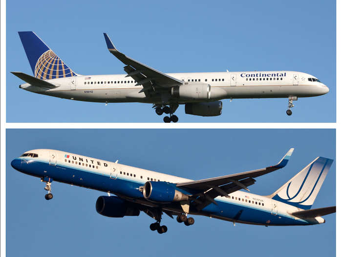 2010: United Airlines and Continental Airlines