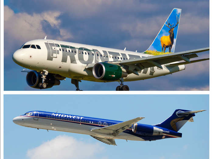 2009: Frontier Airlines and Midwest Airlines