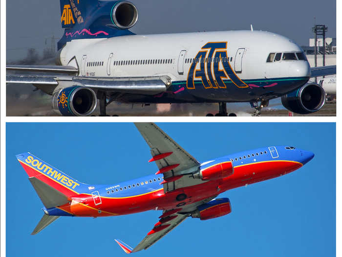 2008: Southwest Airlines and ATA Airlines