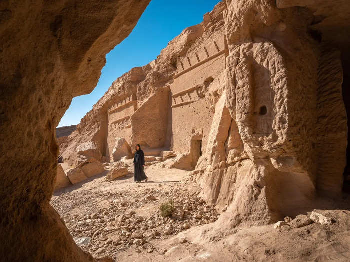 But I found an alternative in the northern Tabuk region: the Nabatean tombs at Madyan.