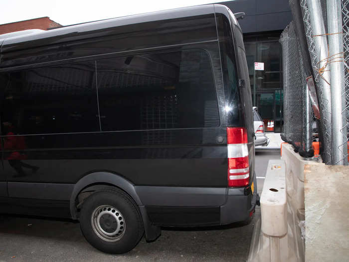 For example, they park the rear of their van close to a wall so nobody can break in through the back. They also never leave anything valuable in the van.