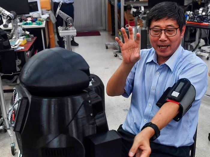 Professor Viboon Sangveraphunsiri and his team have introduced the robots in four Thai hospitals already.