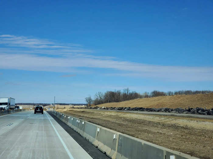 The roads in Wisconsin were just as empty as everywhere else.