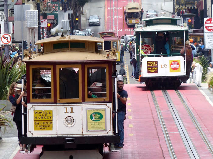 Cable car rides are also at the top of the list for many visitors.