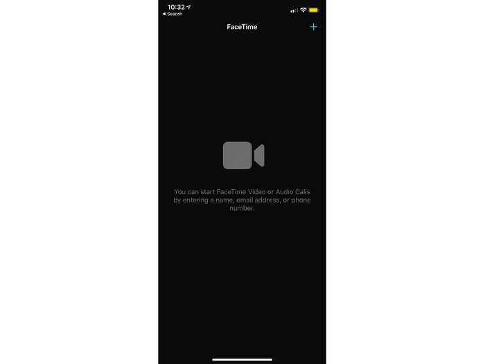 Make FaceTime calls through iMessage, or by opening up the FaceTime app, which is included as a native app on Apple devices.