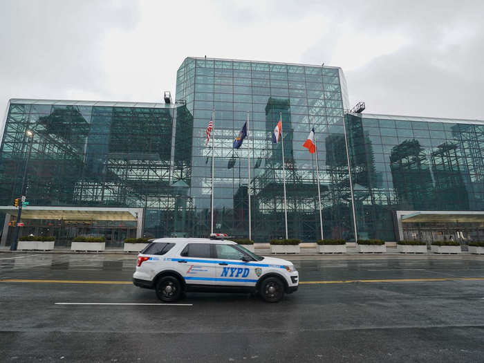 In an effort to create more space for the increasing number of coronavirus patients, the Jacob K. Javits Center in Manhattan is being converted into a makeshift hospital.