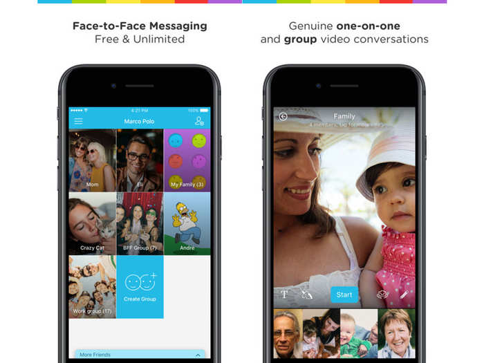 And a few of my friends recently hopped on Marco Polo, an app that lets you send video messages.