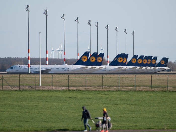 Subsidiary airlines of the group include Lufthansa, SWISS, Austrian, Brussels Airlines, Eurowings, and Air Dolomiti, three of which have temporarily ceased flying.