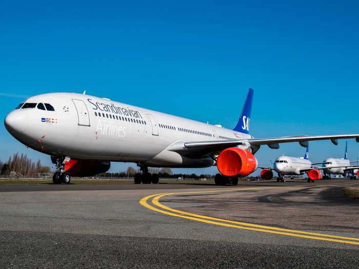 In Denmark, Scandinavian Airlines announced that most of its flying would cease due to increasingly low demand and its fleet would be largely grounded as a result.