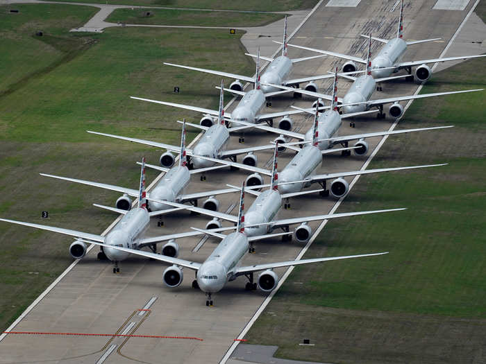 Nearly 500 aircraft will be grounded, the letter also stated, an approximate 50% reduction as the airline has almost 1,000 aircraft in its stable.