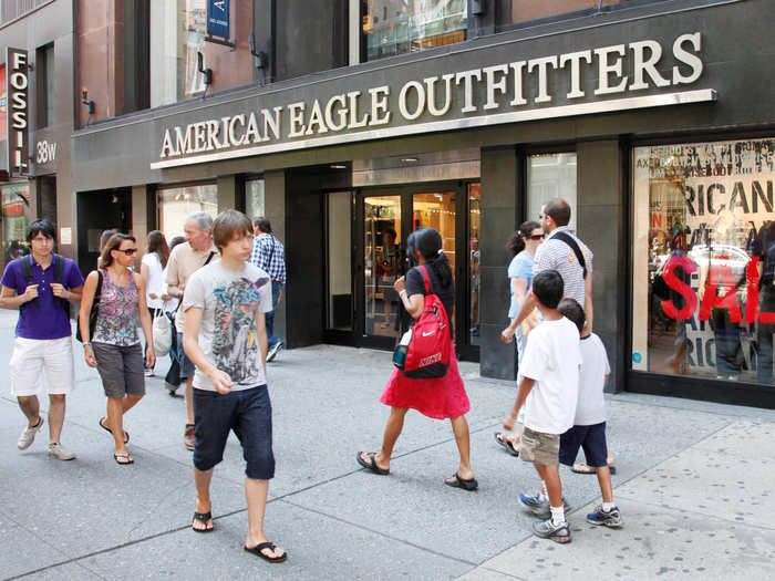 American Eagle Outfitters closed all US locations until March 27. Store associates will be compensated through this time.