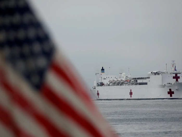 The USNS Comfort has provided humanitarian relief and been deployed to war zones around the world since it was first converted from a San Clemente-class super oil tanker to a Navy hospital ship in 1987, according to the US Navy.