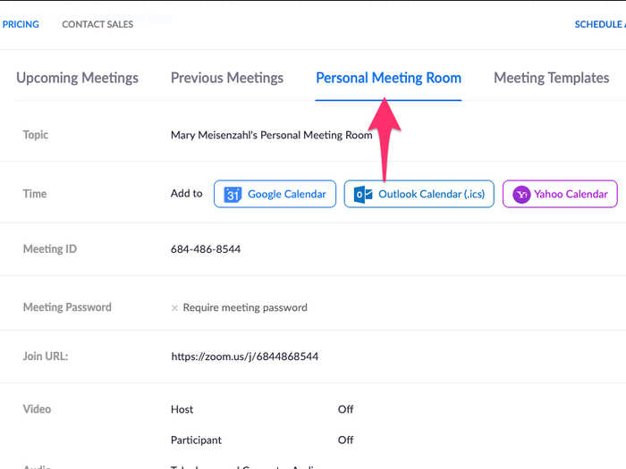 You can also enable a waiting room for all meetings with your personal meeting ID. Under meetings, go to your personal meeting room.