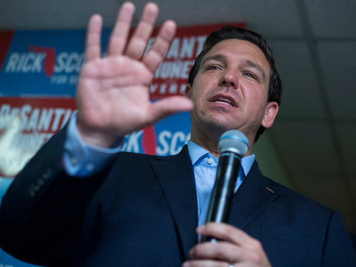 DeSantis barred the Miami Times and Tampa Bay Herald from attending a coronavirus press conference on Saturday.