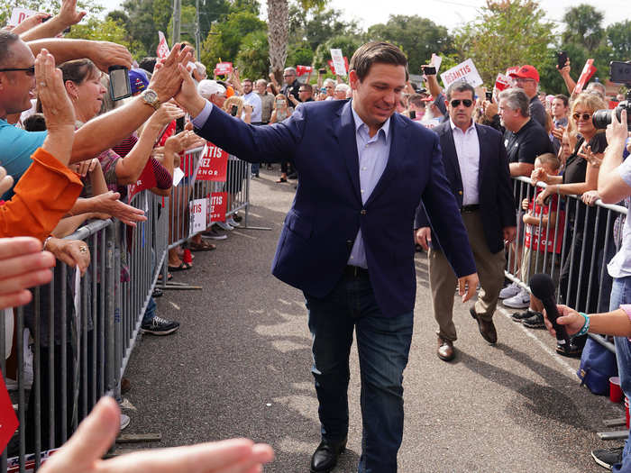 DeSantis took the governor