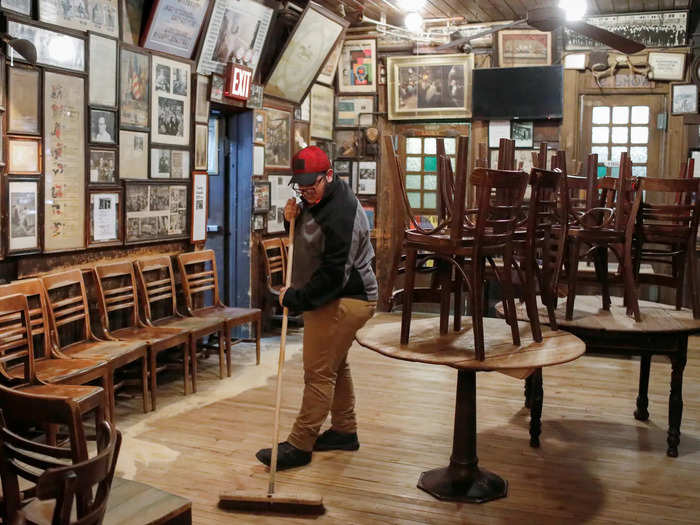 Cuomo extended the stay-at-home order for all nonessential workers and schools throughout the state until at least April 15, leaving many bars and restaurants shuttered.