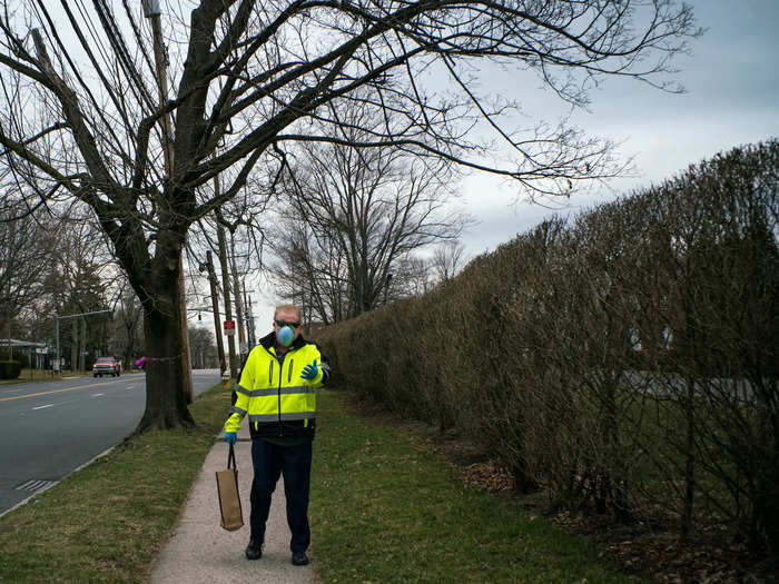 But there might be hope. The former New York hotspot, New Rochelle, appears to be flattening the curve after a one-mile radius "containment zone" was issued to close off the area two weeks ago.