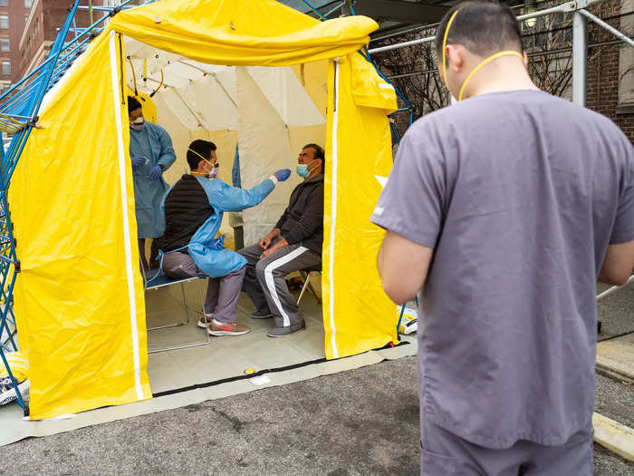 But healthcare workers are growing anxious as masks and other protective gear remain scarce. At least two nurses in city hospitals have died.