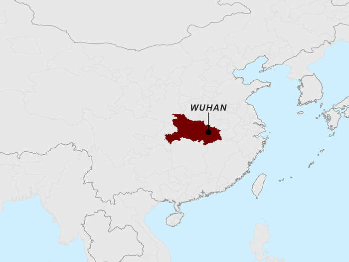 The first case of the coronavirus was reported in late December in the central Chinese city of Wuhan.