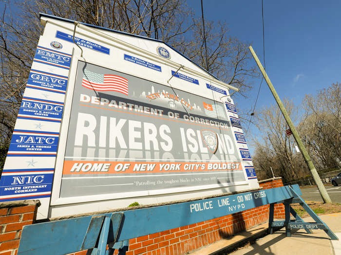 The inmates being released had less than a year left to serve at Rikers Island, one of the biggest jails in the world. The city