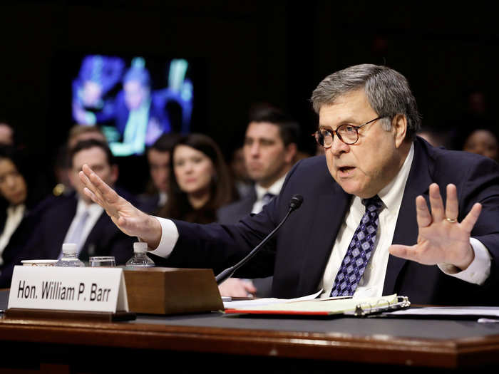 Barr also sent a statement to the Bureau of Prisons (BOP) saying that nonviolent, at-risk prisoners "might be safer serving their sentences in home confinement rather than in BOP facilities."