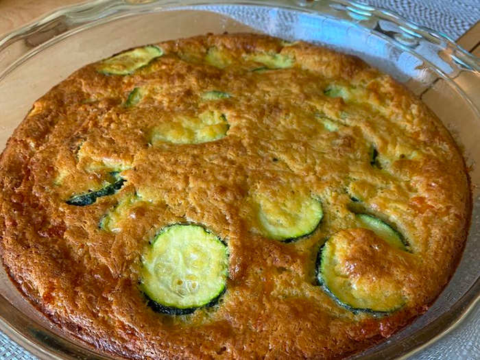 Zucchini quiche