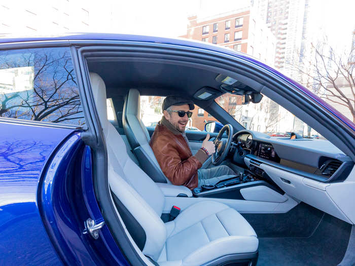 The blue paint job was right up my alley. The creamy interior, not so much. But it was pretty sweet, objectively speaking. The 911 also lives in a pleasing space between comfy and taut when it comes to the seats.