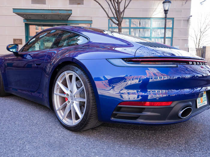 Yes, well, nobody would argue that the 911 has an attractive rear end. The hump has gotten less humpy over the years. But it