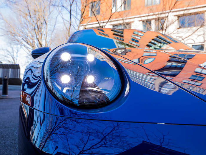 The LED headlights are quite effective for night driving, and the four-point daytime running light feature just looks cool.