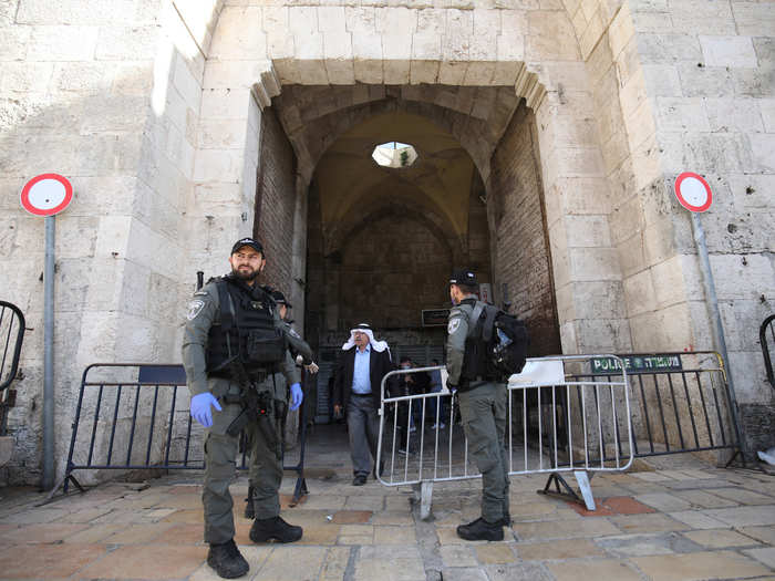 In Israel, border guards are cracking down on one of the most controversial borders in the world between Israel and the Palestinian territories at the Old City of Jerusalem. Israel is now restricting access to the historically dense international city to prevent an outbreak.