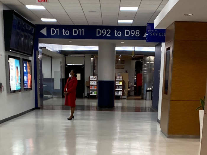 I saw fewer than five other passengers in the entire airport until I arrived at my gate, where about 10 to 20 people were waiting. Most others were wearing masks. Some had gloves on and kept their hand sanitizer within reach.