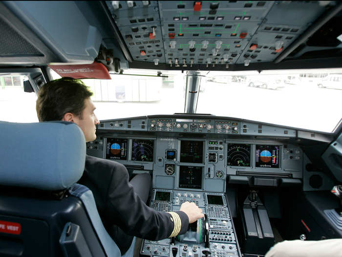 At the front of the aircraft is the cockpit with the standard Airbus A320 family style. The crew rest area allows for back up pilots to fly the aircraft longer distances.