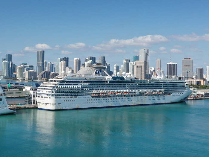 On April 4, the ship was finally allowed to dock at the Port of Miami, Florida.