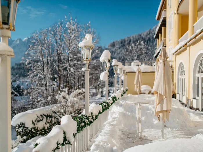 Today, the 130-year-old hotel touts spectacular views of Zugspitze, Germany