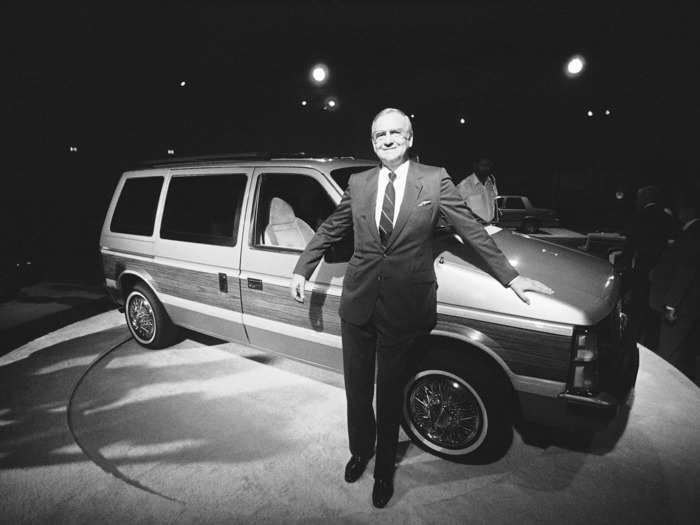 Lee Iacocca, the legendary auto executive credited with bringing the Ford Mustang to life in the 1960s, spearheaded the minivan project at Chrysler after joining the company in the late 1970s.