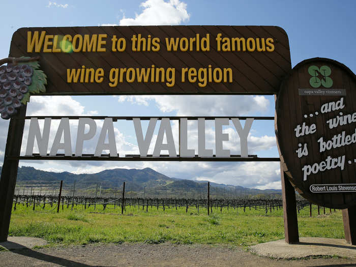 3. Napa, California: +237.6%