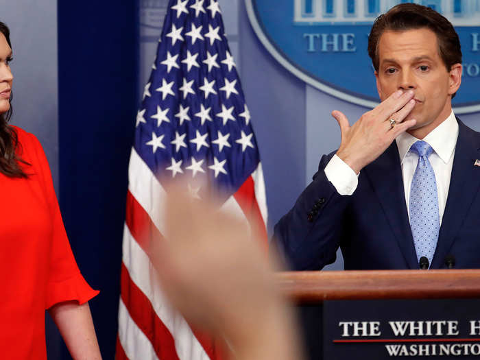 Anthony Scaramucci, White House Director of Communications: 6 days