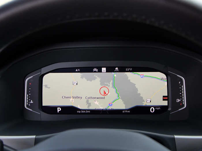 "Using a 10-inch TFT display, the Volkswagen Digital Cockpit offers a customizable presentation of important vehicle information," VW added.