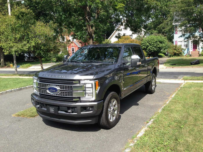 The Ford F-Series Super Duty was, at the time it filled my driveway, the largest vehicle Business Insider had ever tested.