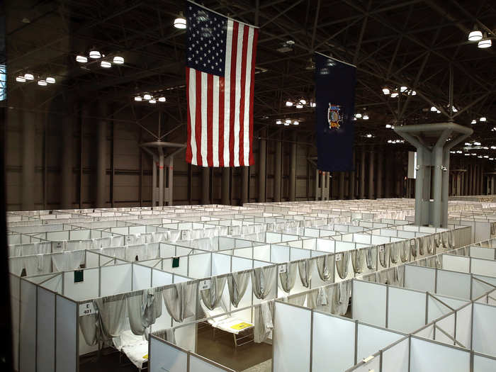 New York City has come out as one of the worst-affected cities in the world. To treat a wave of COVID-19 patients, the Javits Center was converted into a 1,000-bed makeshift hospital.