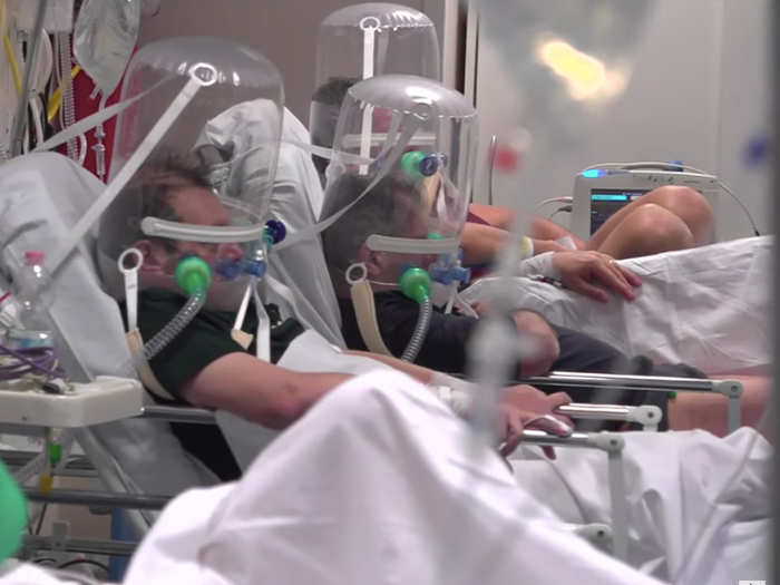 By early March, northern Italy was emerging as a new epicenter of the disease. Shocking images of patients with respiratory helmets inside a makeshift ICU in Bergamo region showed how serious the crisis was getting.