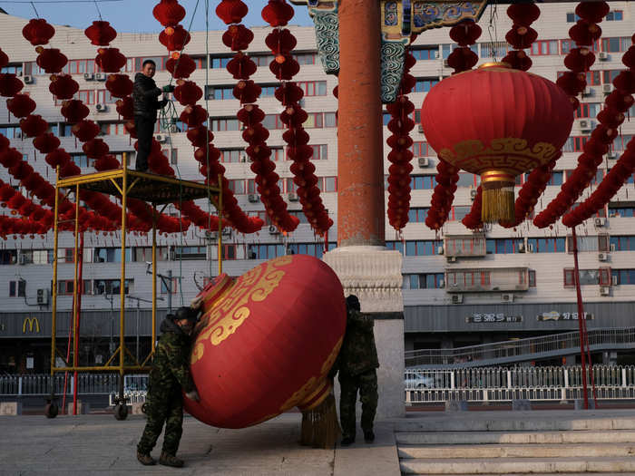 As cases began to rise in Wuhan and other cities across China, some Lunar New Year celebrations were canceled, leaving once-colourful streets looking eerily empty.